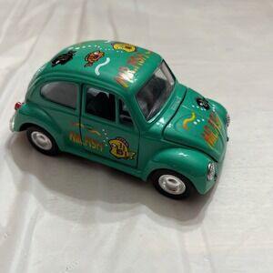 Mr Fish Vintage Pull Back Beetle Toy Car Die Cast  In Good Condition